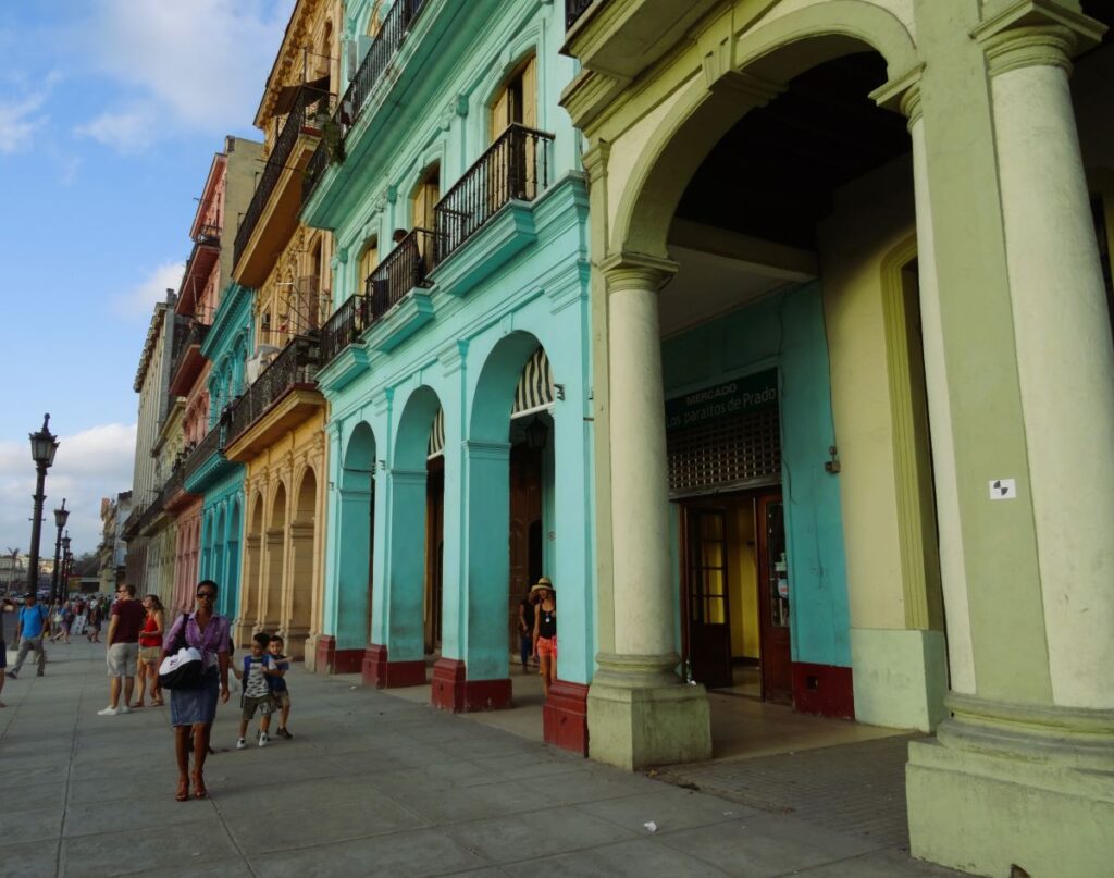 colorful street in havana