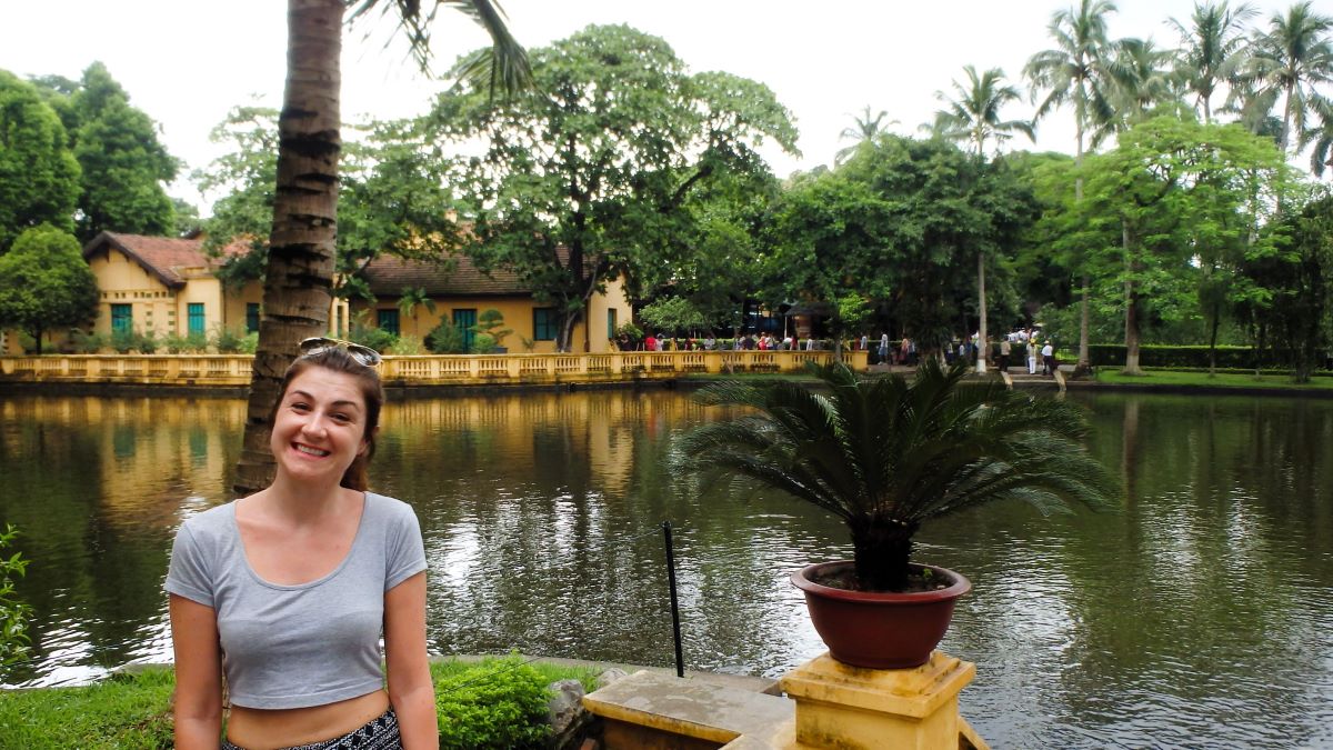 hoan kiem lake during my 3 days in hanoi