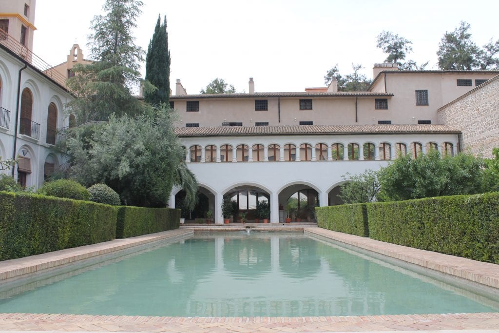 pool at santa clara monastery murcia