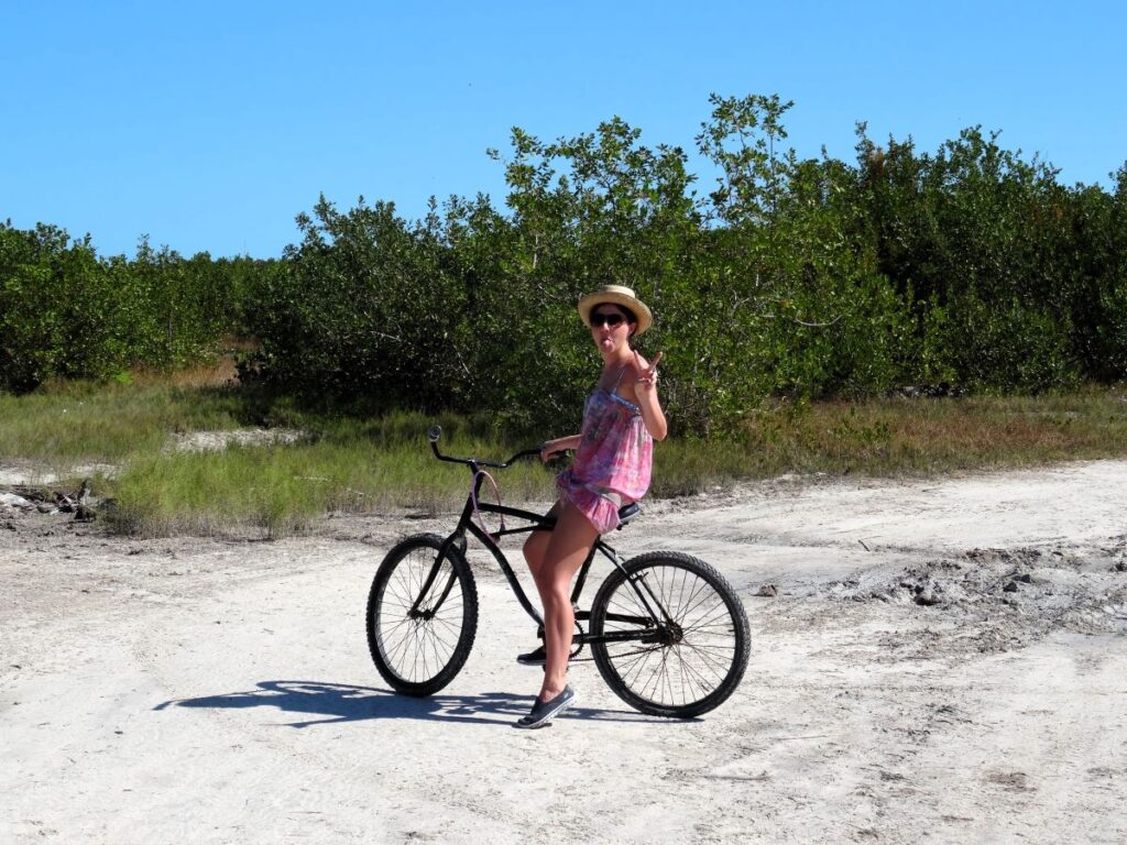 me cycling isla holbox mexico