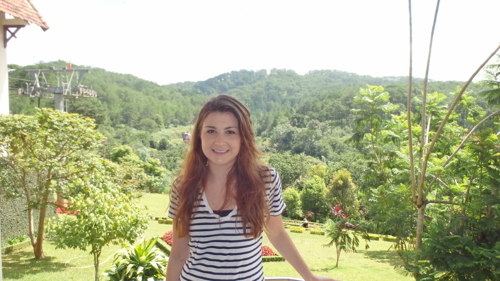 lady in dalat vietnam