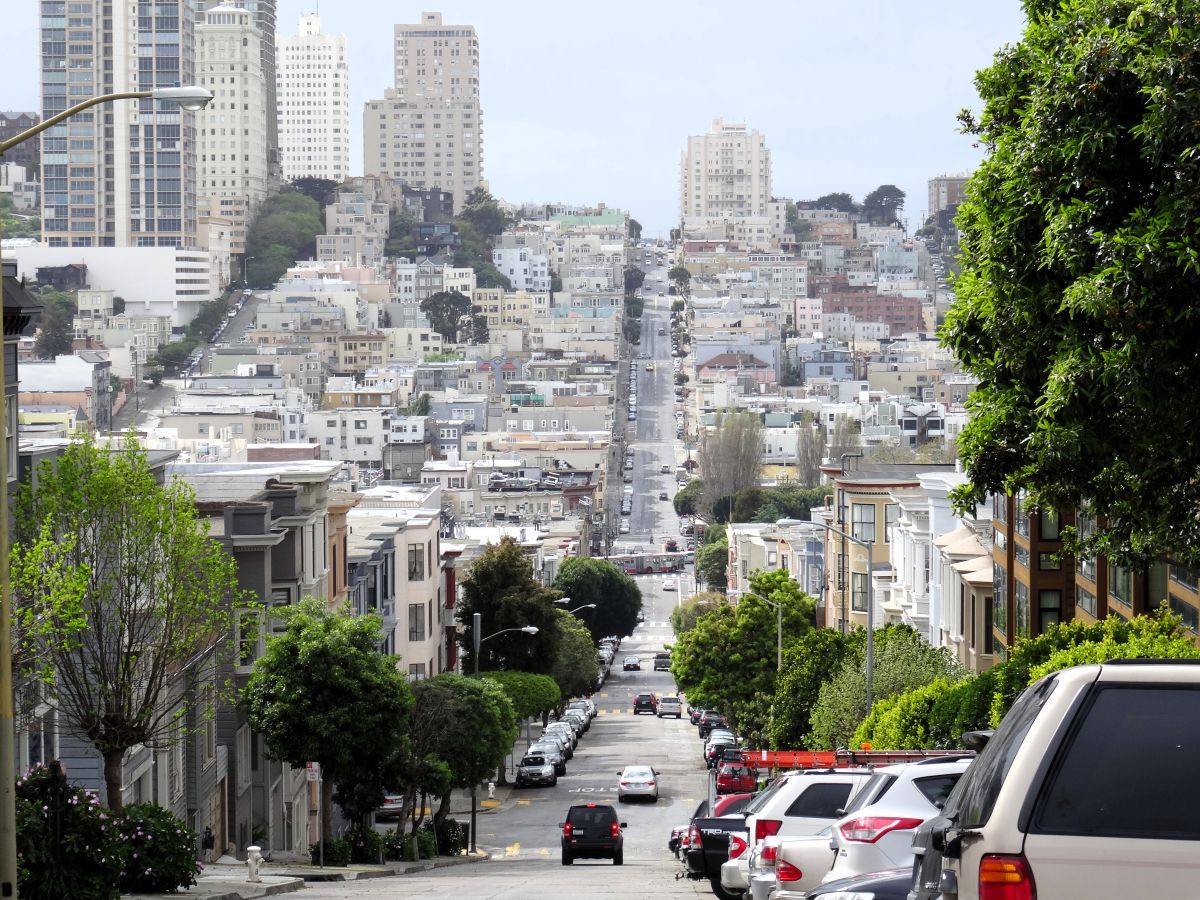 san francisco hill sunshine