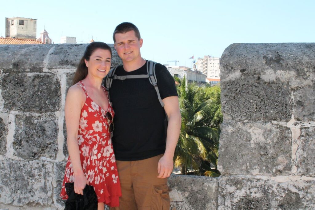 couple at fortaleza havana