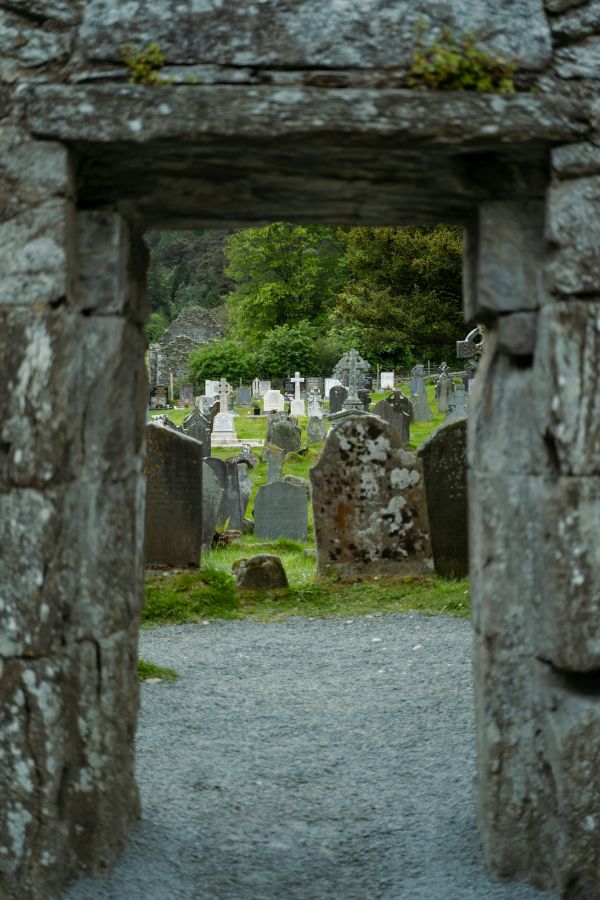 graveyard wicklow national park